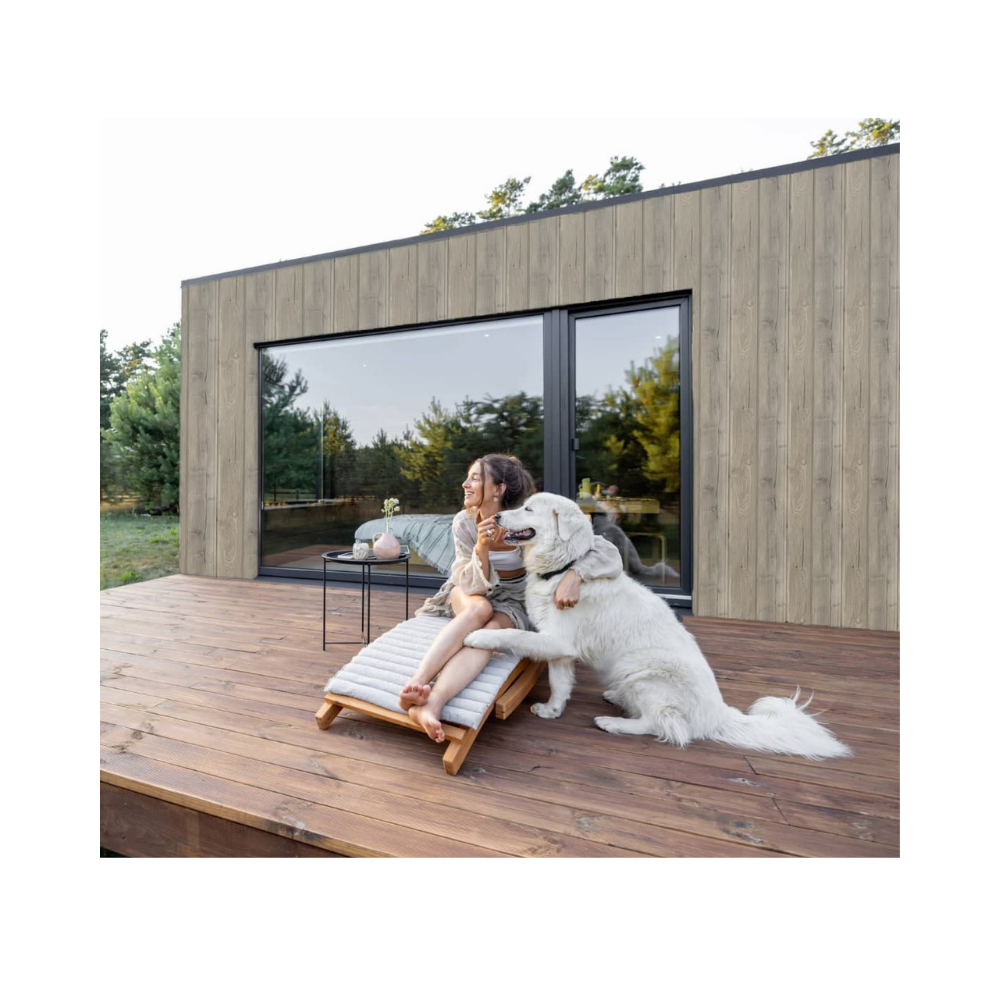 Siding Exterior Castaño