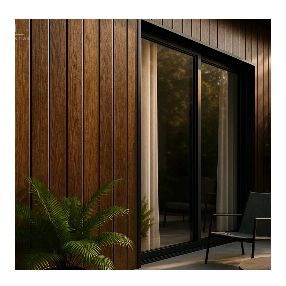 Siding Exterior Nogal Claro