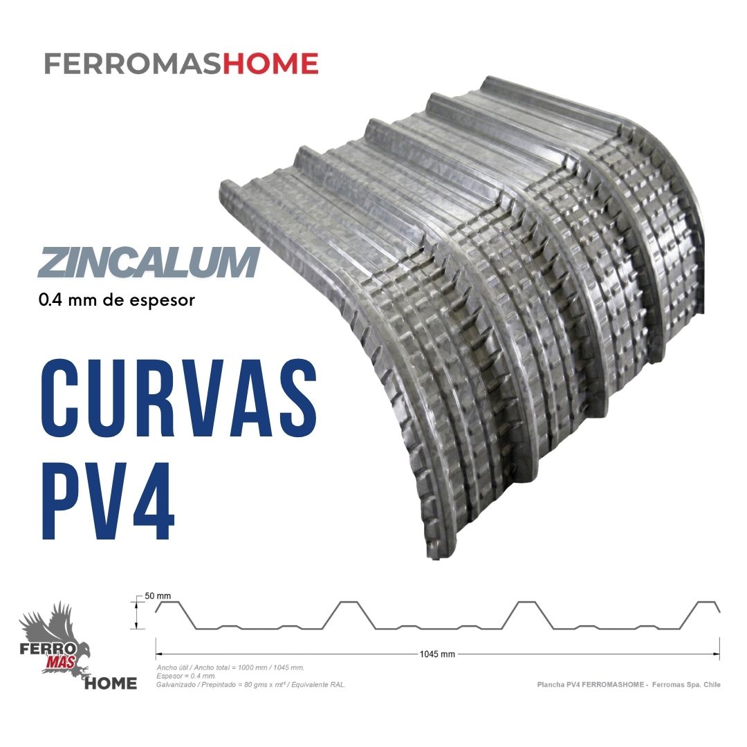 Curva PV4 Zincalum