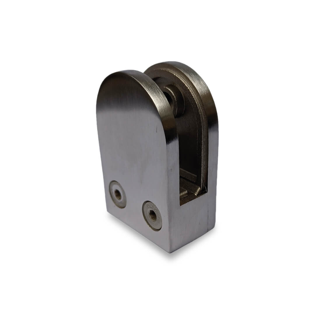 Pinza de Cabeza Redonda Base Recta para Vidrio