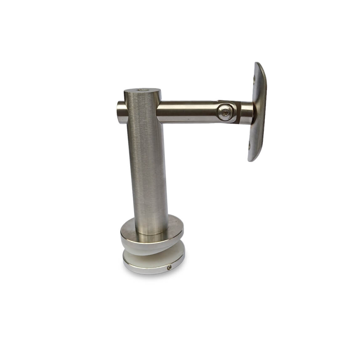 Soporte Pasamano Vidrio Articulado