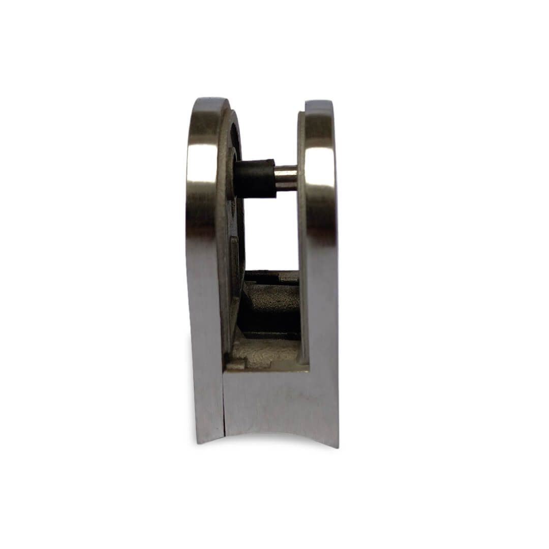 Pinza de Cabeza Redonda Base Curva para Vidrio
