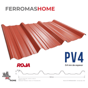 Plancha PV4 Roja