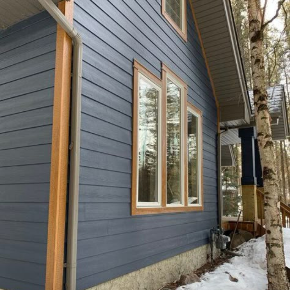 Siding Exterior Gris Texturado